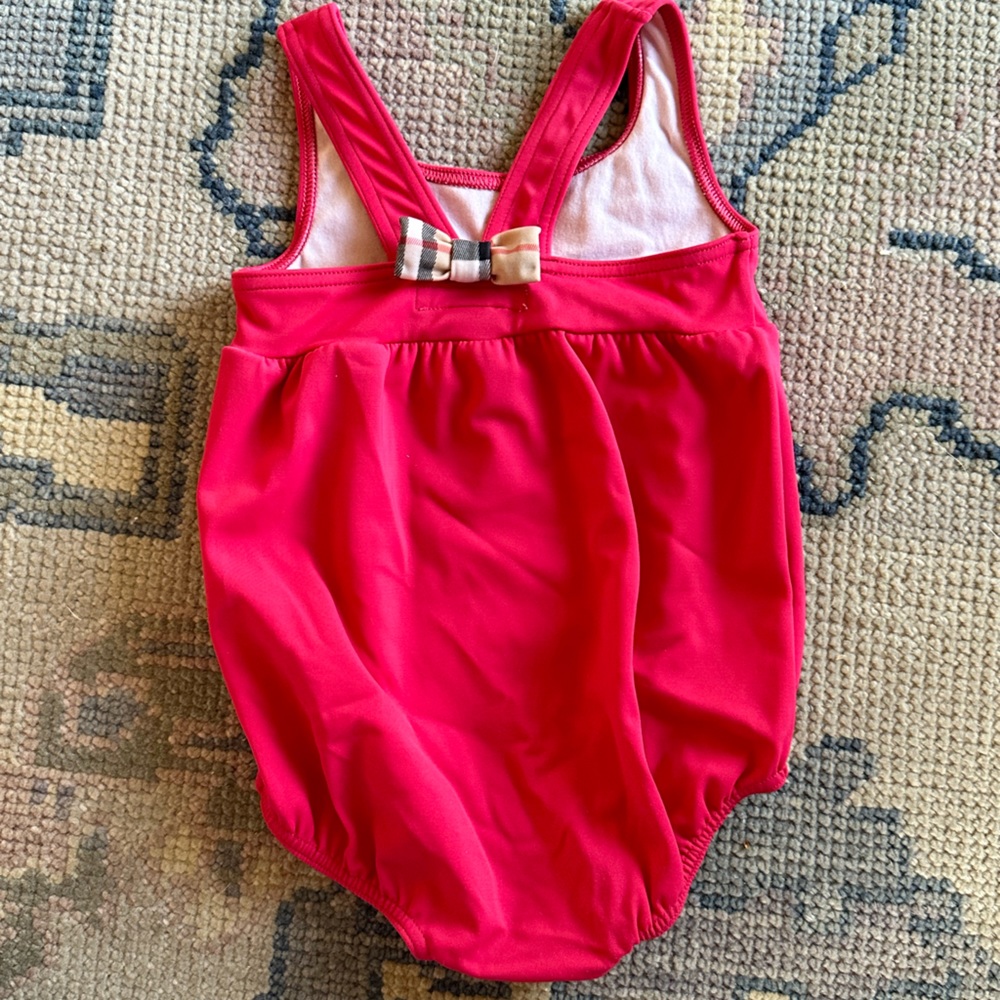 Burberry pink bow swimsuit